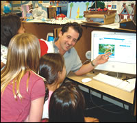 Students Watching Video 