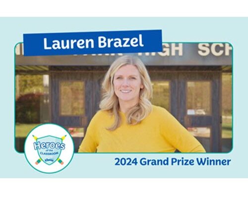 Lauren Brazel of Tinley Park High School is Named the Grand Prize Winner of the Heroes of the Classroom Program Presented by Kleenex®