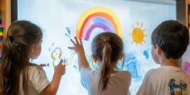 Using interactive whiteboards can make teaching easier and help improve classroom management in early learning classrooms.